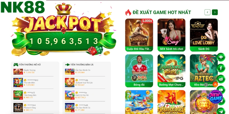 Đăng ký NK88 tham gia cá cược thú vị mỗi ngày